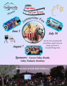 Movies in the Park flyer